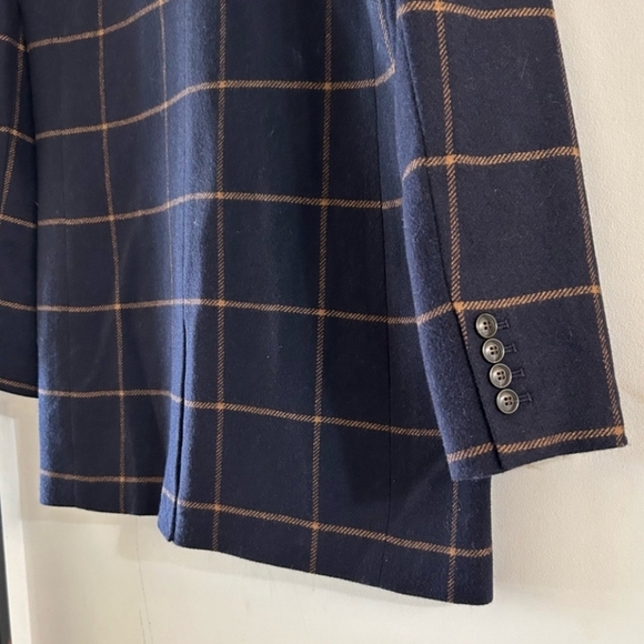 Madewell "Larsen" Wool Blazer in Windowpane - Picture 5 of 8